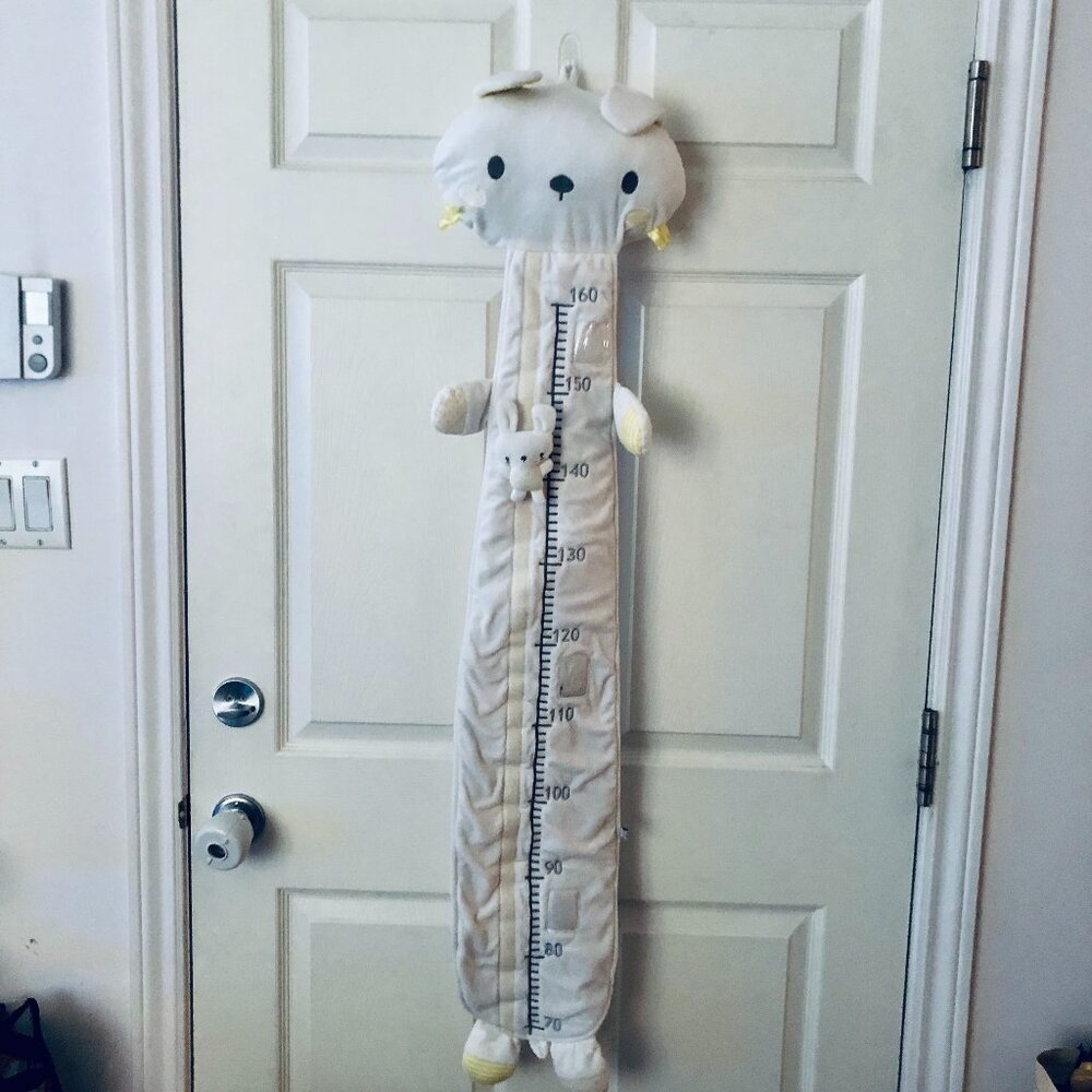 SOURIS MINI Plush Growth Chart Bunny Rabbit Nursery Decor Height Meter 160cm
